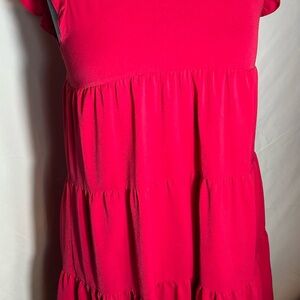 Elegant Pink Midi Dress